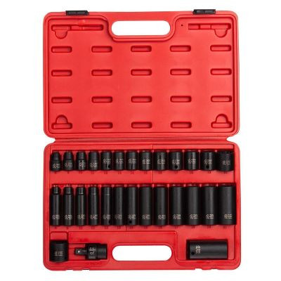 SUNEX 29-Piece 3/8 in. Drive 12-Point Maste