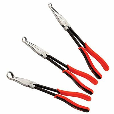 SUNEX 3 Piece 11" Long Reach Hose Gripper Pliers Set