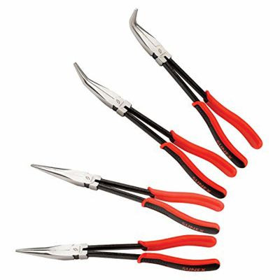 SUNEX 4 Piece 11" Long Reach Pliers Set