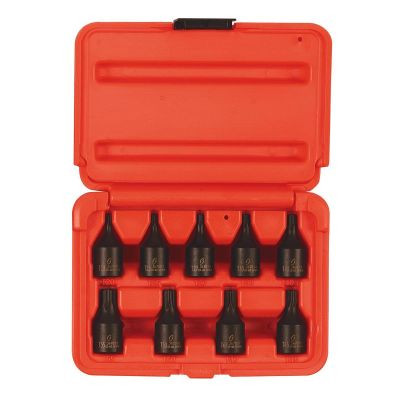 SUNEX IMP SKT SET 9PC 3/8DR INTERNAL STAR