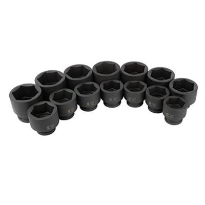 SUNEX 14-Piece 1 in. Drive Fractional SAE F