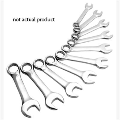 SUNEX Stubby Combination Wrench, 19 mm