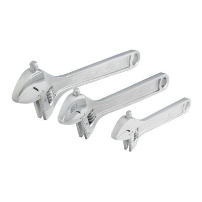 SUNEX 6 inch 8 inch 10 inch Adjustable Wrench Set