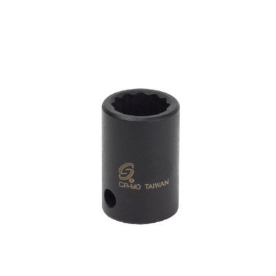 SUNEX 3/8 in. Drive 12-Point Impact Socket, - SUN312Z