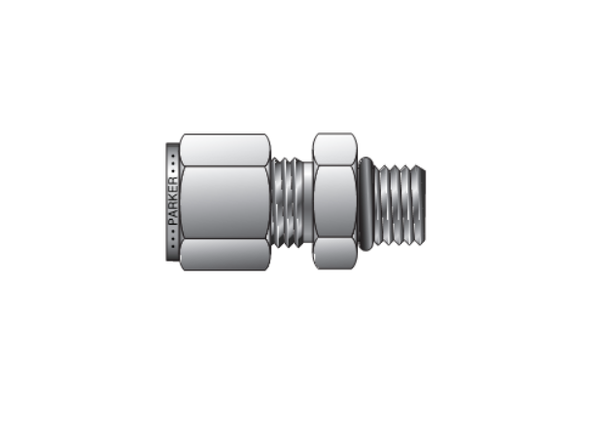 Parker CPI 3/4" Male Connector to 7/8" SAE Straight Thread