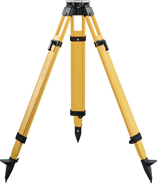 Tripods and leveling staffs for optical tools