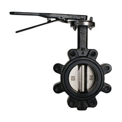 Midland Lug-Style Butterfly Valve w/ Buna-N Seat & Lever Handle
