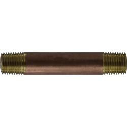 Midland 1/4" Sch 80 Red Brass Nipples