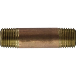 Midland 1/2" Sch 80 Red Brass Nipples