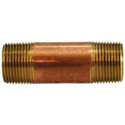 Midland 3/4" Sch 80 Red Brass Nipples