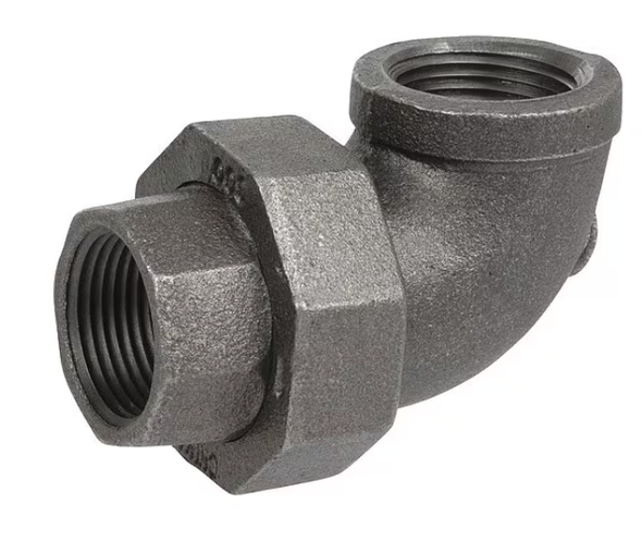 300# Black Ductile Iron Union Elbow