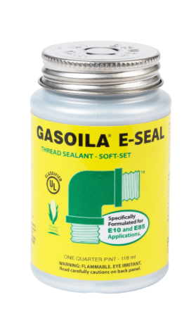 Gasoila E-Seal Thread Sealant for Ethanol Blended Gasoline Pint Container