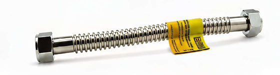 Charman Stainless Corrugated Connector - 3/4" FIP x 3/4" FIP