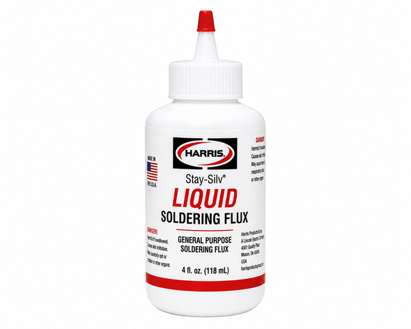 Harris Stay-Silv Liquid Soldering Flux 4 fl oz bottle