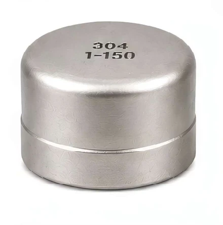 304 Stainless Steel 150# Threaded Cap - SP114