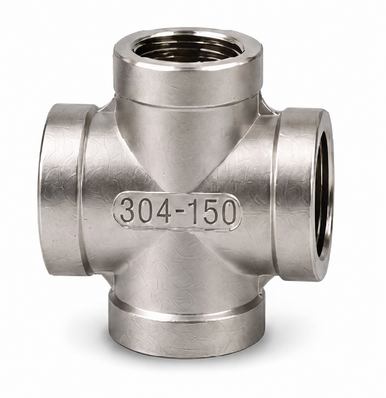 304 Stainless Steel 150# Threaded Cross - SP114