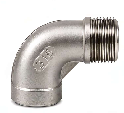 316 Stainless Steel 150# Threaded 90° Street Elbow - SP114