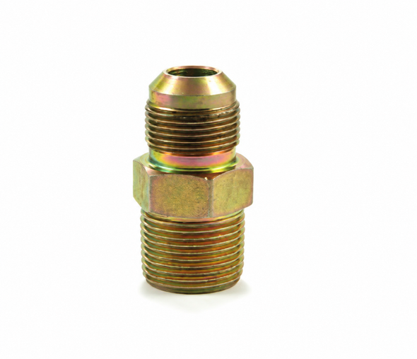 Gas Connector End Fittings - Flare x MIP with Tapped FIP