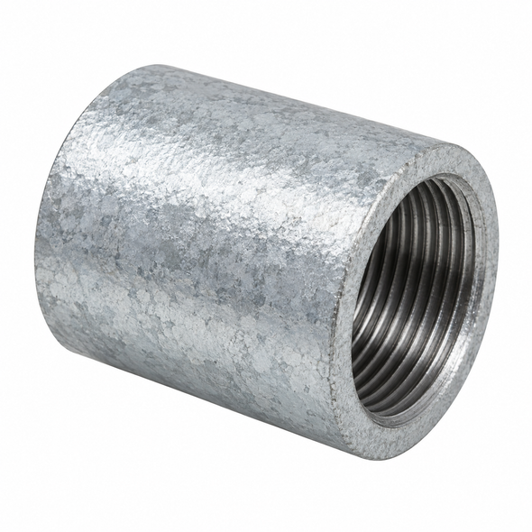 Representative galvanized standard merchant full coupling
