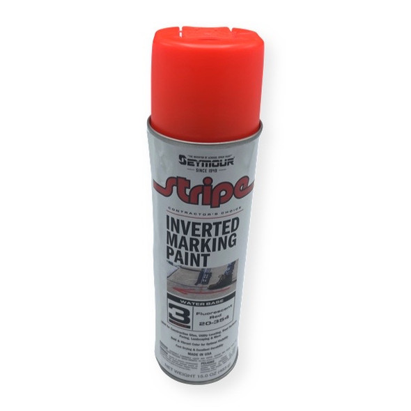 Red Inverted Marking Spray Paint