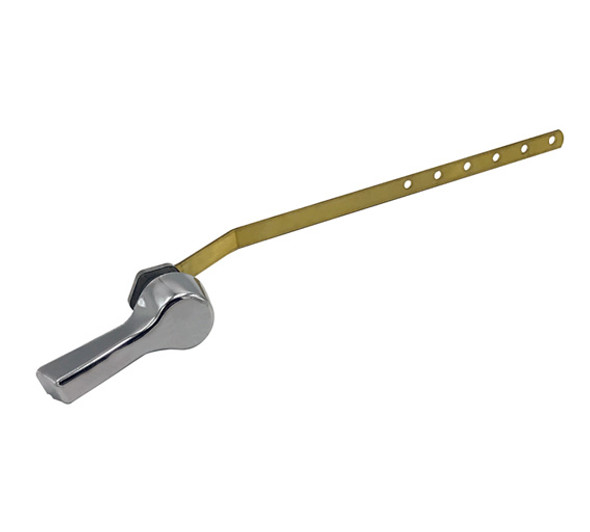 Chrome-Plated Premium Offset Flat Brass Arm