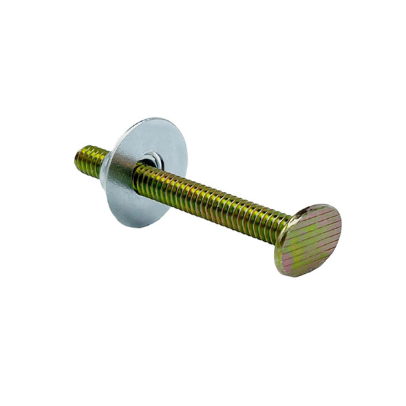 1/4″ X 2 1/4″ Brass-Plated Bolt with Nut & Washer (Each)