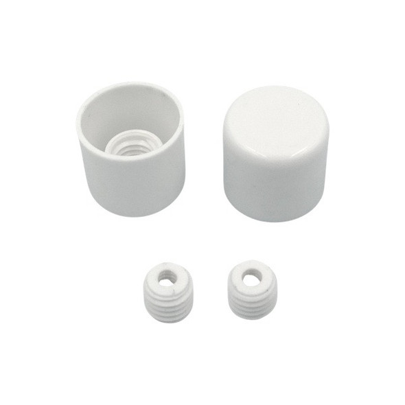 E-Z Twist White Plastic Toilet Bolt Cap