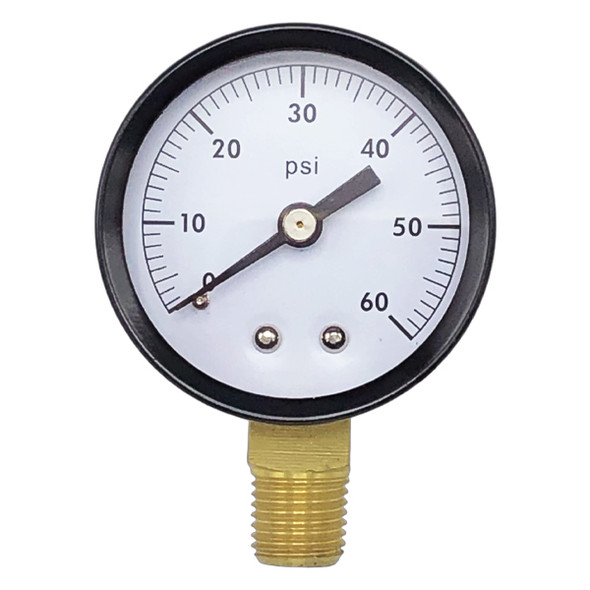 2″ 60 PSI Pressure Gauge