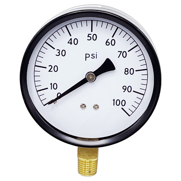 3 1/2″ 100 PSI Pressure Gauge