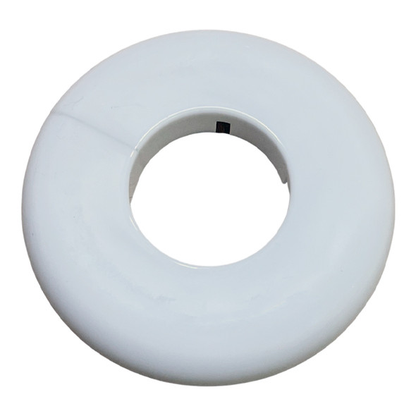 1″ IP White Plastic Floor & Ceiling Plate