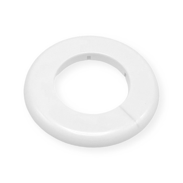 1 1/2″ IP White Plastic Floor & Ceiling Plate