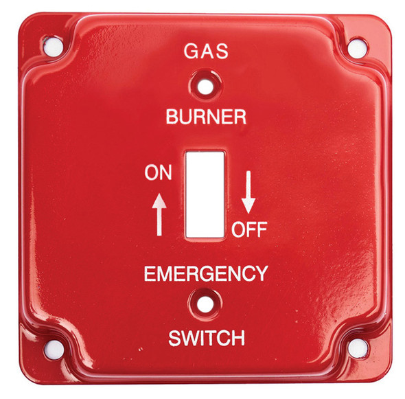 Gas Toggle Plate For 4″ Box