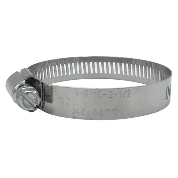 #6 Stainless Hose Clamp With Carbon Screw