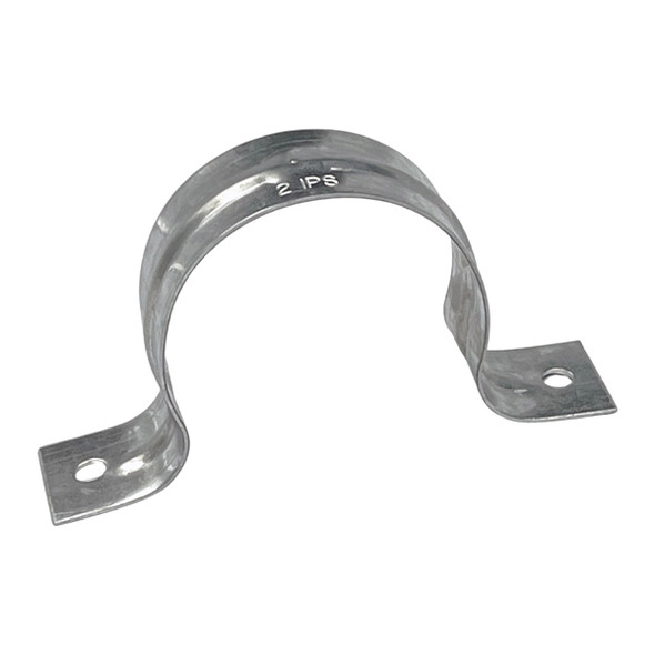 2″ Galvanized 2 Hole Pipe Straps