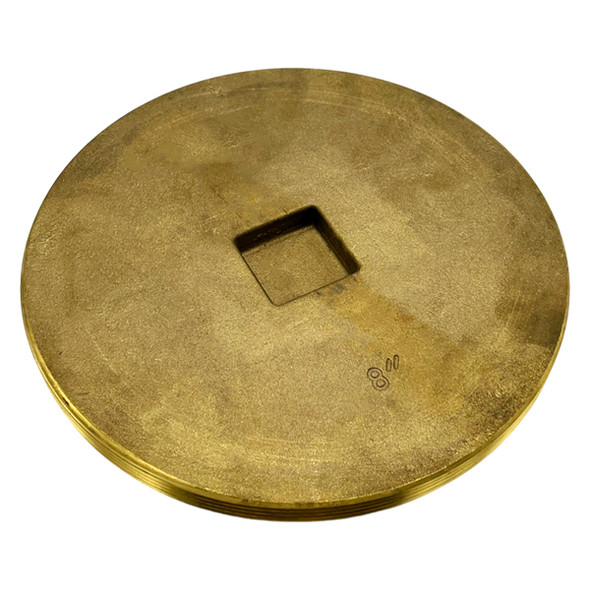 8″ Countersunk Brass Cleanout Plug – Southern Code
