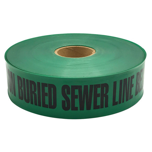 3″ X 1000′ Green Non-Detectable Tape