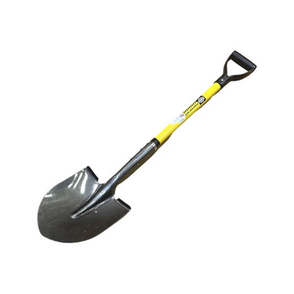 Round Point Fiberglass D-Handle Shovel