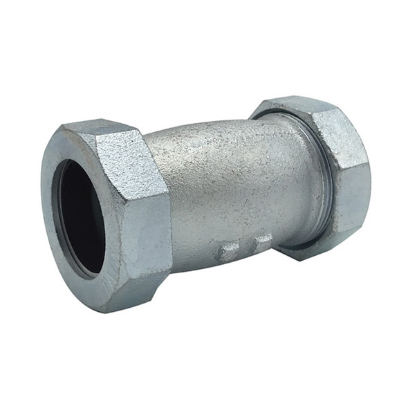 1/2″ Short Galvanized Compression Coupling