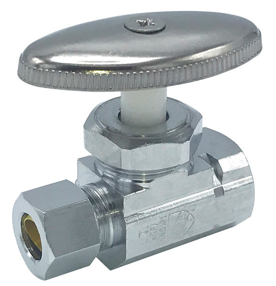 3/8″ OD X 3/8″ IPS Straight Compression Stop (Lead-Free)