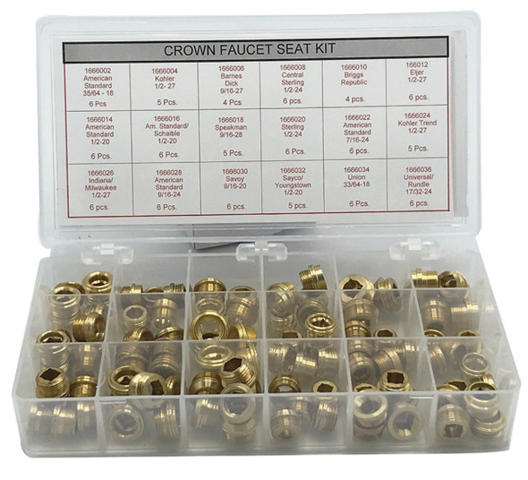 Crown Brass Seat Kit (Lead-Free)