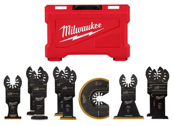 Milwaukee 49-10-9113 MILWAUKEE® OPEN-LOK 9PC MULTI-TOOL BLADE KIT