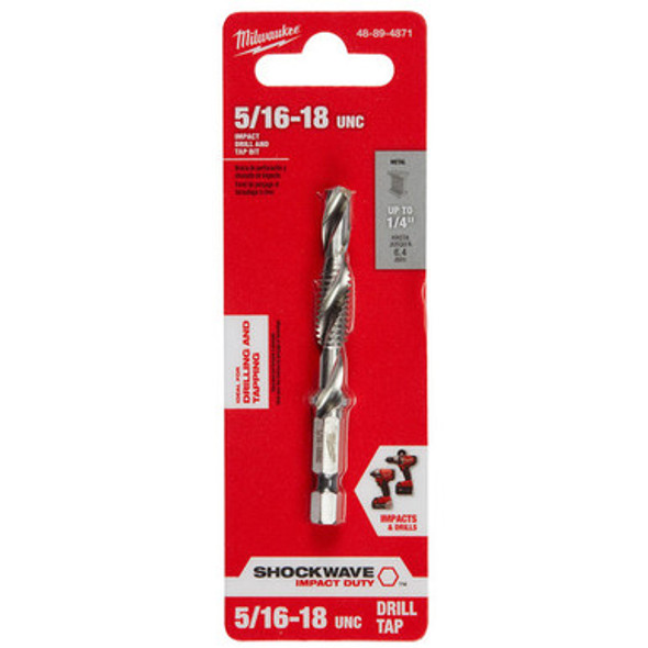 Milwaukee 48-89-4871 SHOCKWAVE 5/16-18 IMPACT DRILL TAP