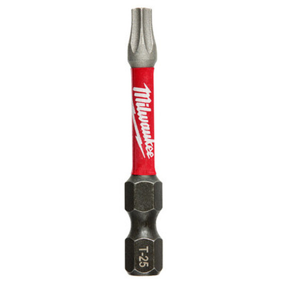 Milwaukee 48-32-4185 SHOCKWAVE 2 in. Impact Torx® T25 Power Bits (25 Pack)