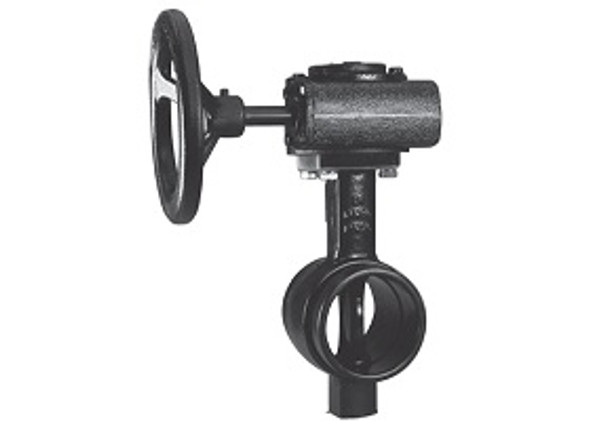 Grooved Butterfly Valve EPDM w/Gear Operator
