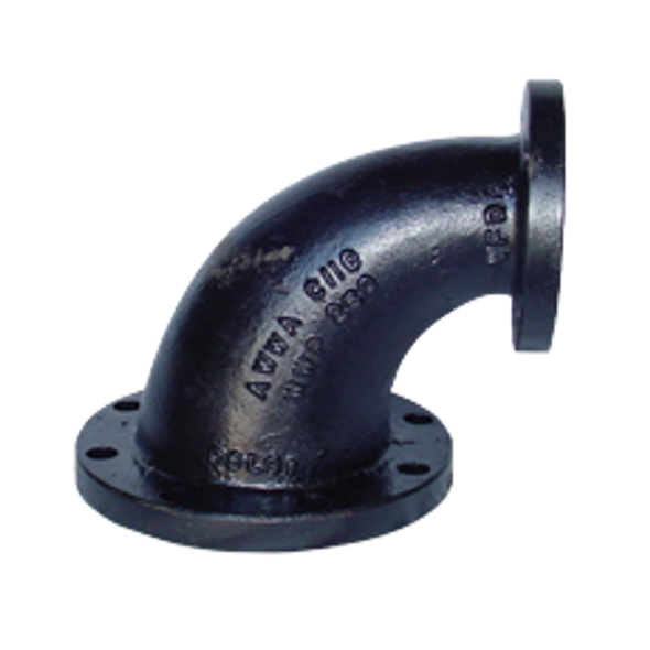 Ductile & Cast Iron Flanged Reducing 90 Elbow