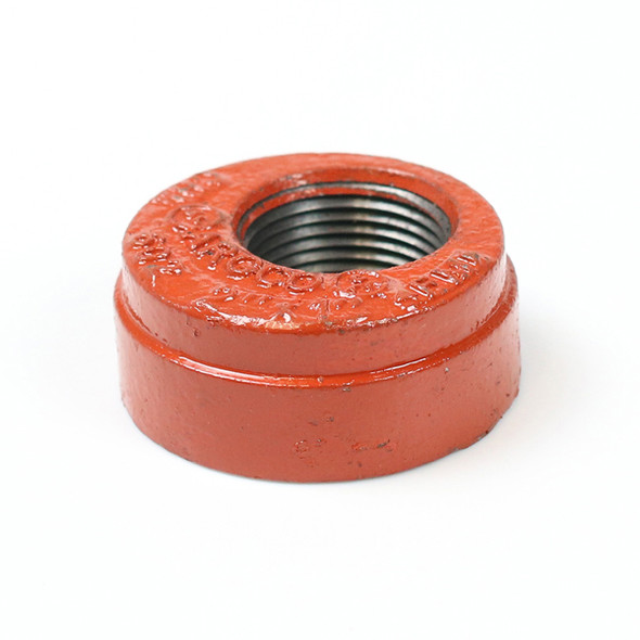 Grooved Drain Cap with 1" NPT Hole