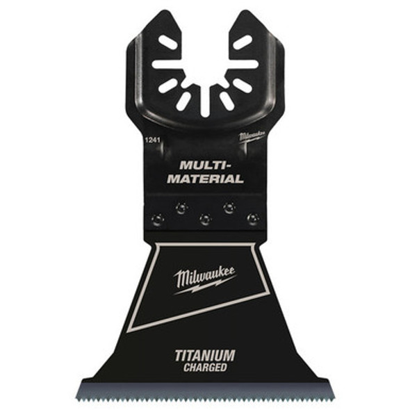 Milwaukee 49-25-1248 Open-Lok 2-1/2" Titanium Charged Bi-Metal Multi-Material Multi-Tool Blades 25Pk