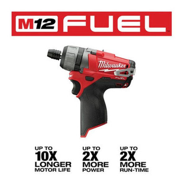 Milwaukee 2402-20 M12 FUEL 1/4" Hex 2-Speed Screwdriver