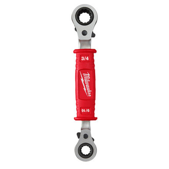 Milwaukee 48-22-9212 Lineman's 4-in-1 Insulated Ratcheting Box Wrench