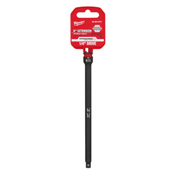 Milwaukee 49-66-6701 SHOCKWAVE Impact Duty 1/4" Drive 6" Extension